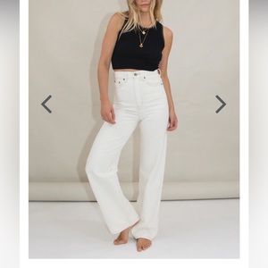 Levi’s Women’s High Loose Ivory Jeans